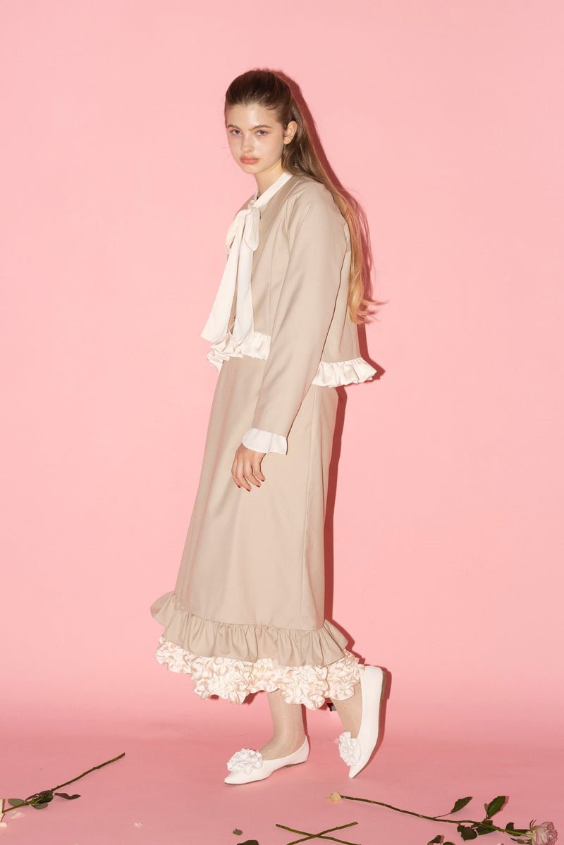 blooming frill long skirt【セットアップ着用可能】 – idem