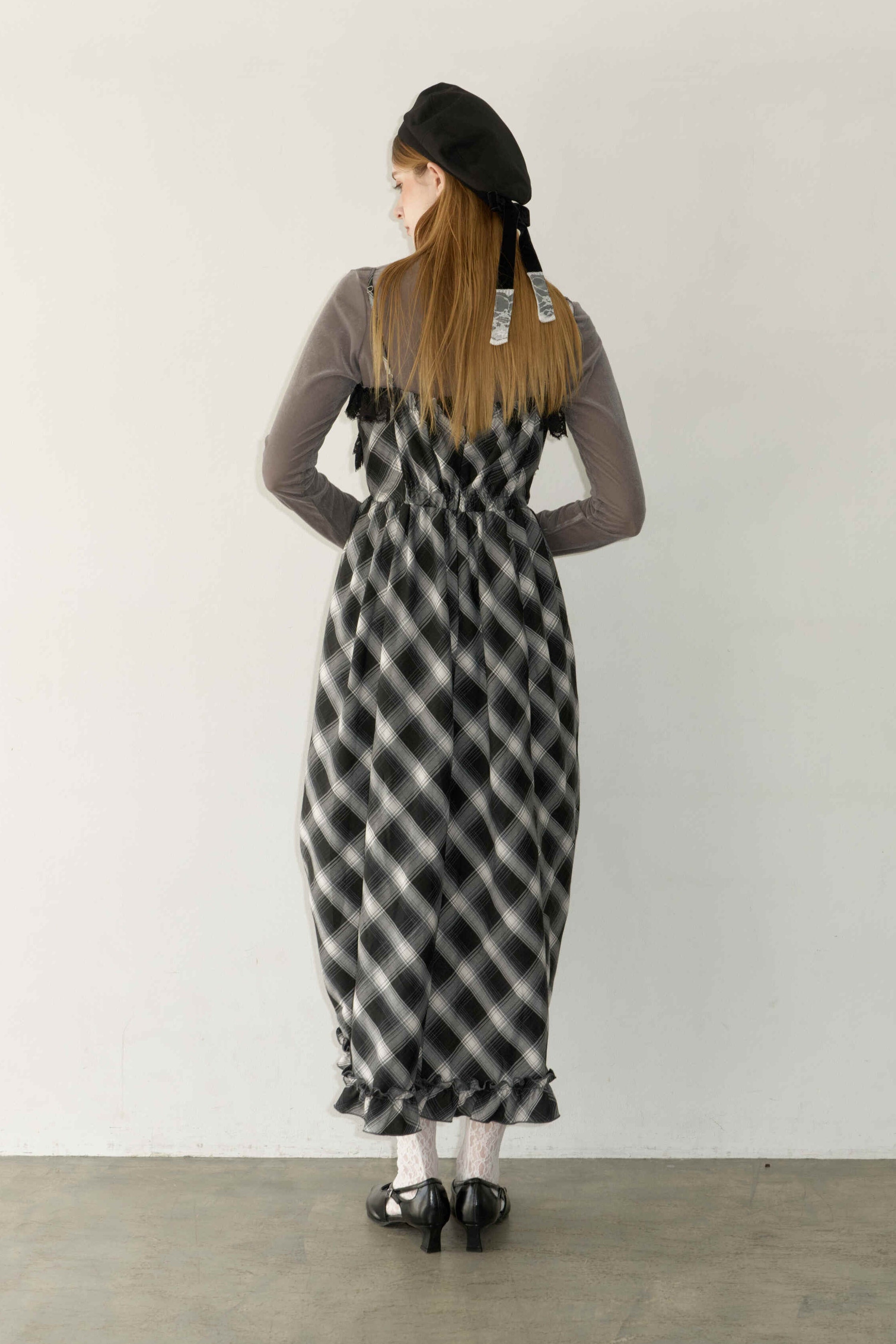 lace drawstring onepiece