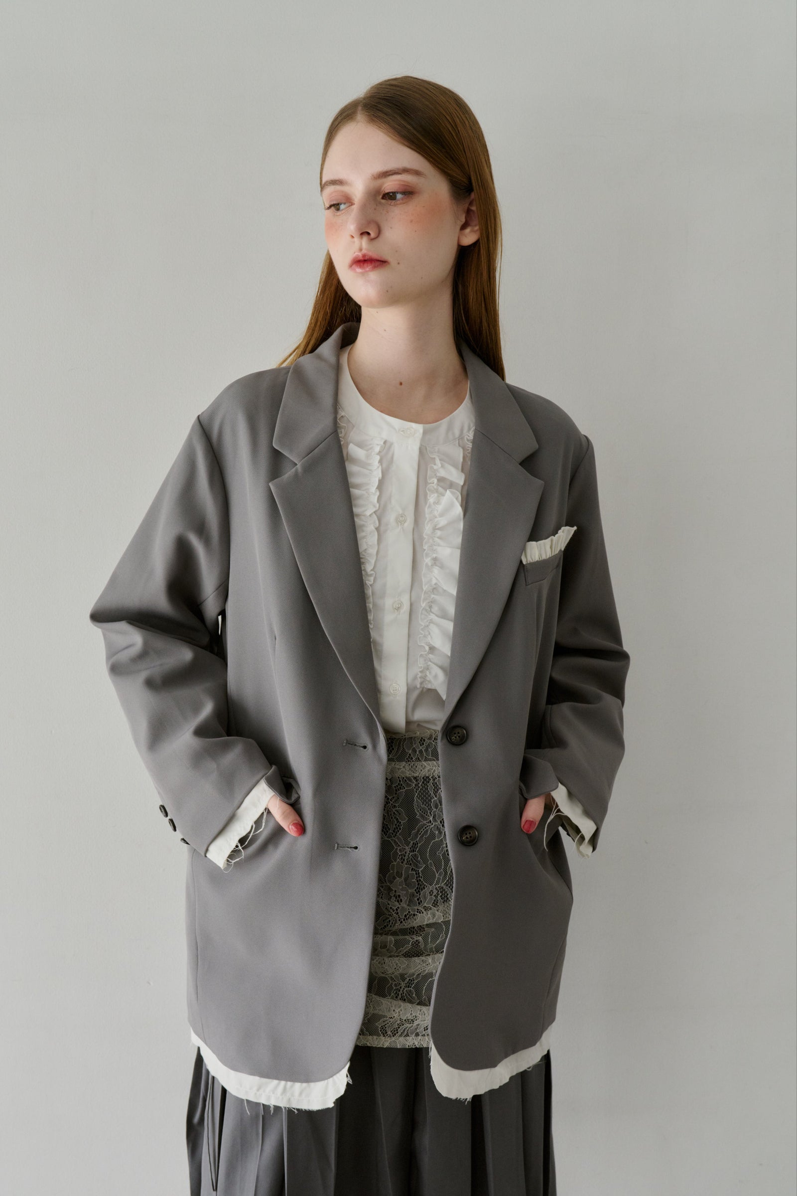 oversized layered jacket – idem