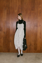 lace drawstring onepiece