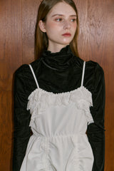 lace drawstring onepiece