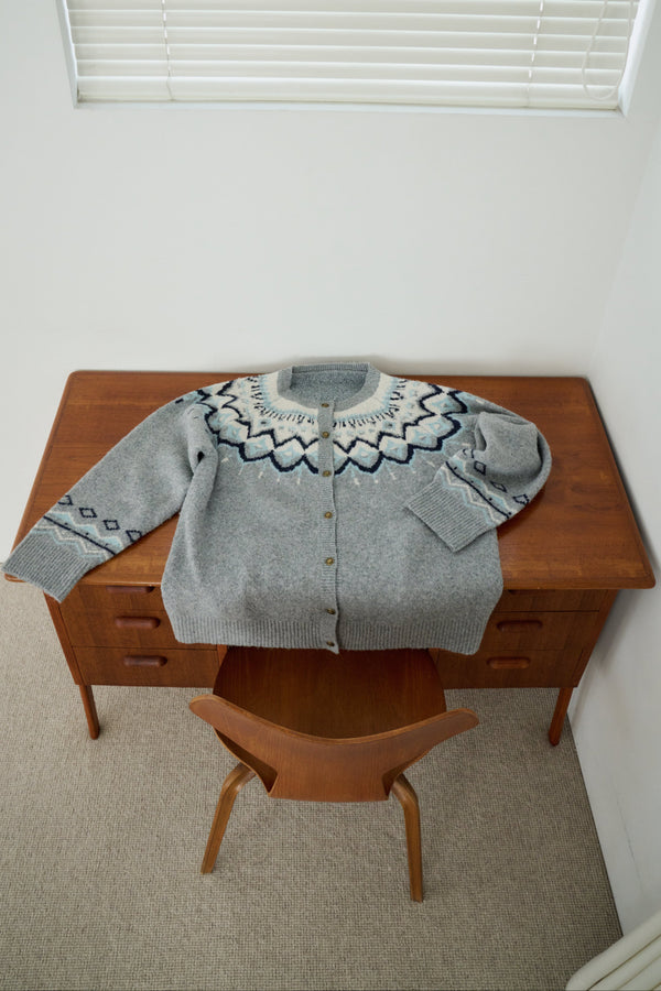 nordic knit cardigan