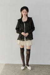 flower lace knee-highs