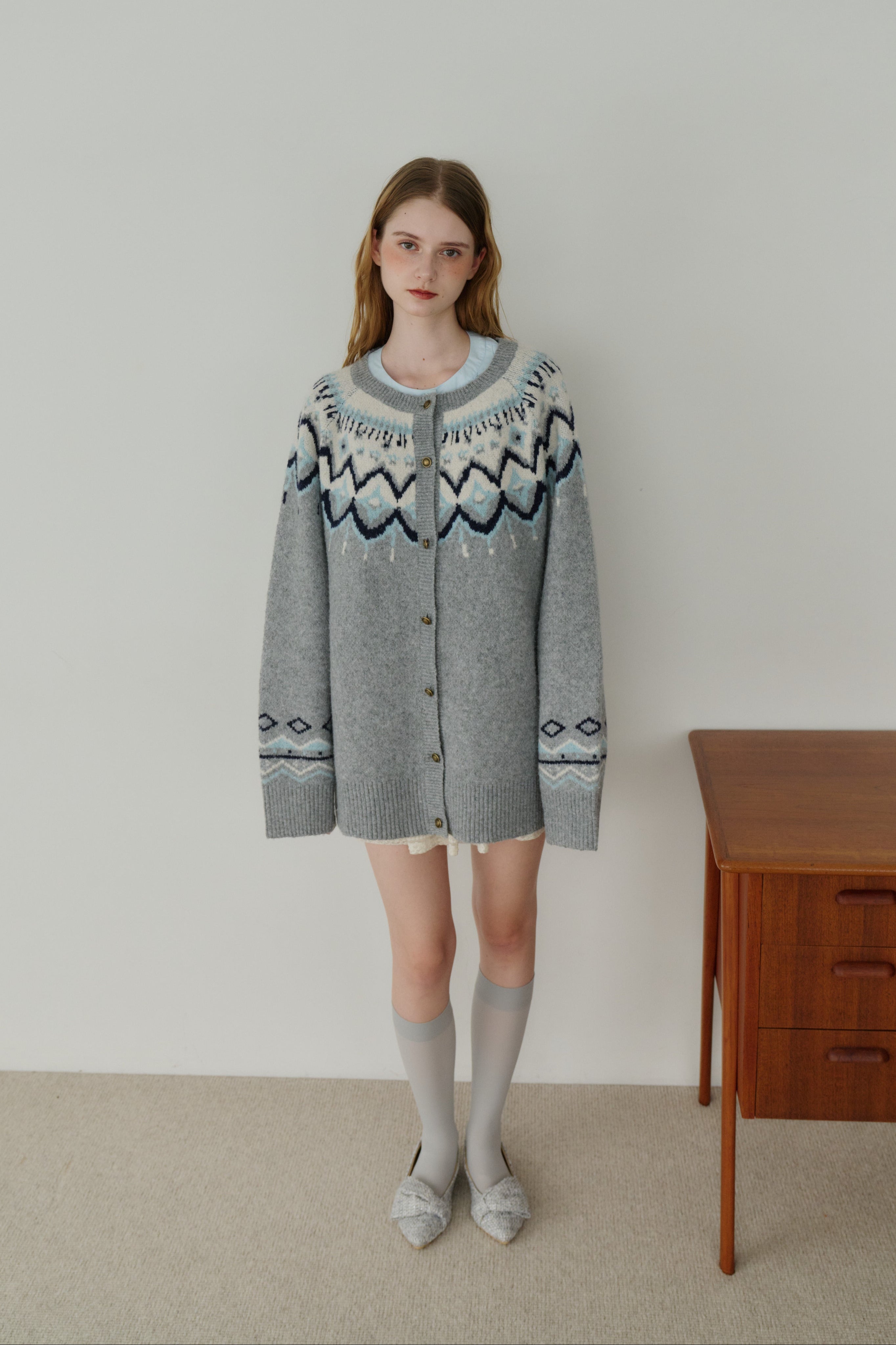 nordic knit cardigan