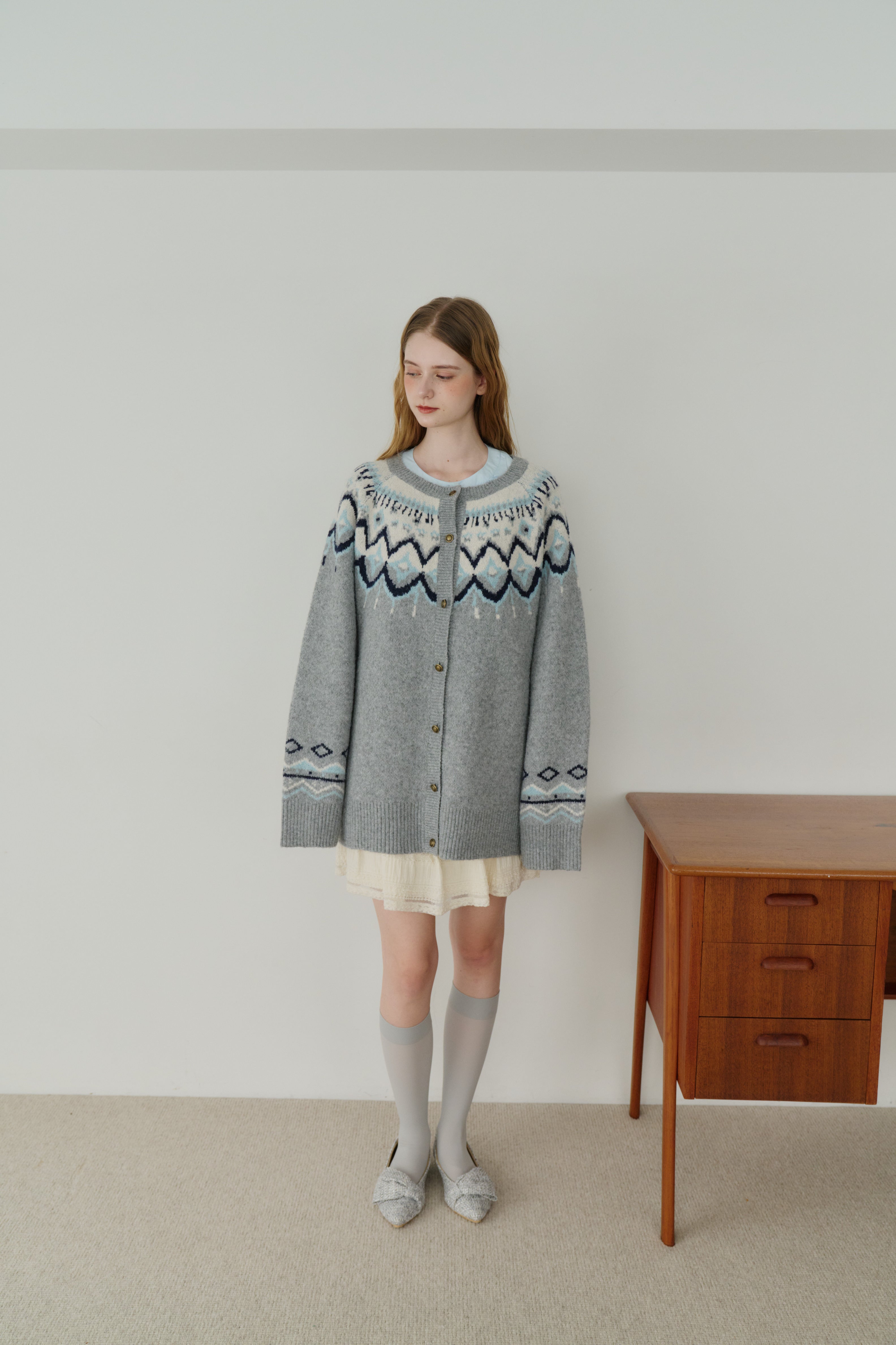 nordic knit cardigan