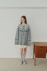 nordic knit cardigan