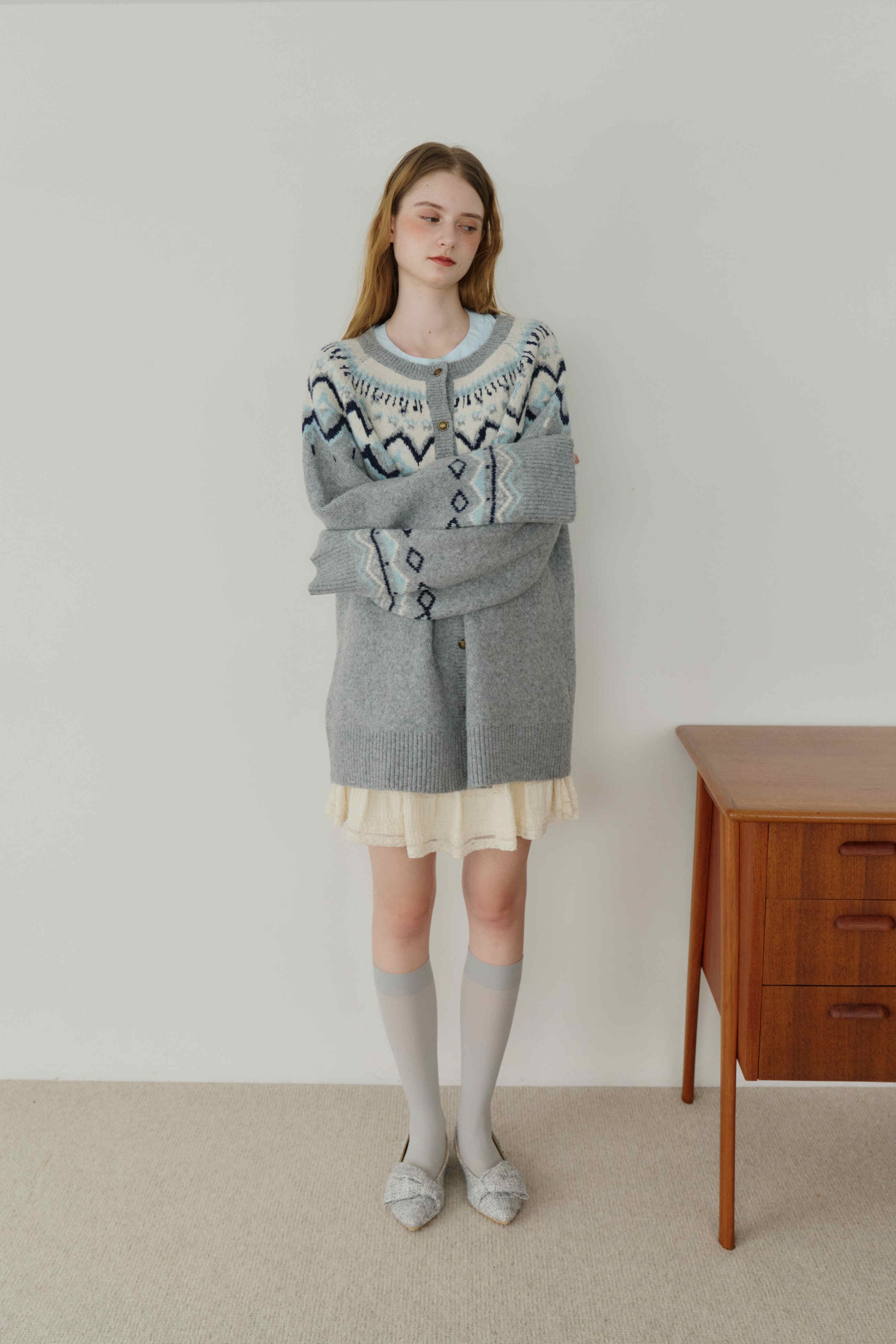 nordic knit cardigan