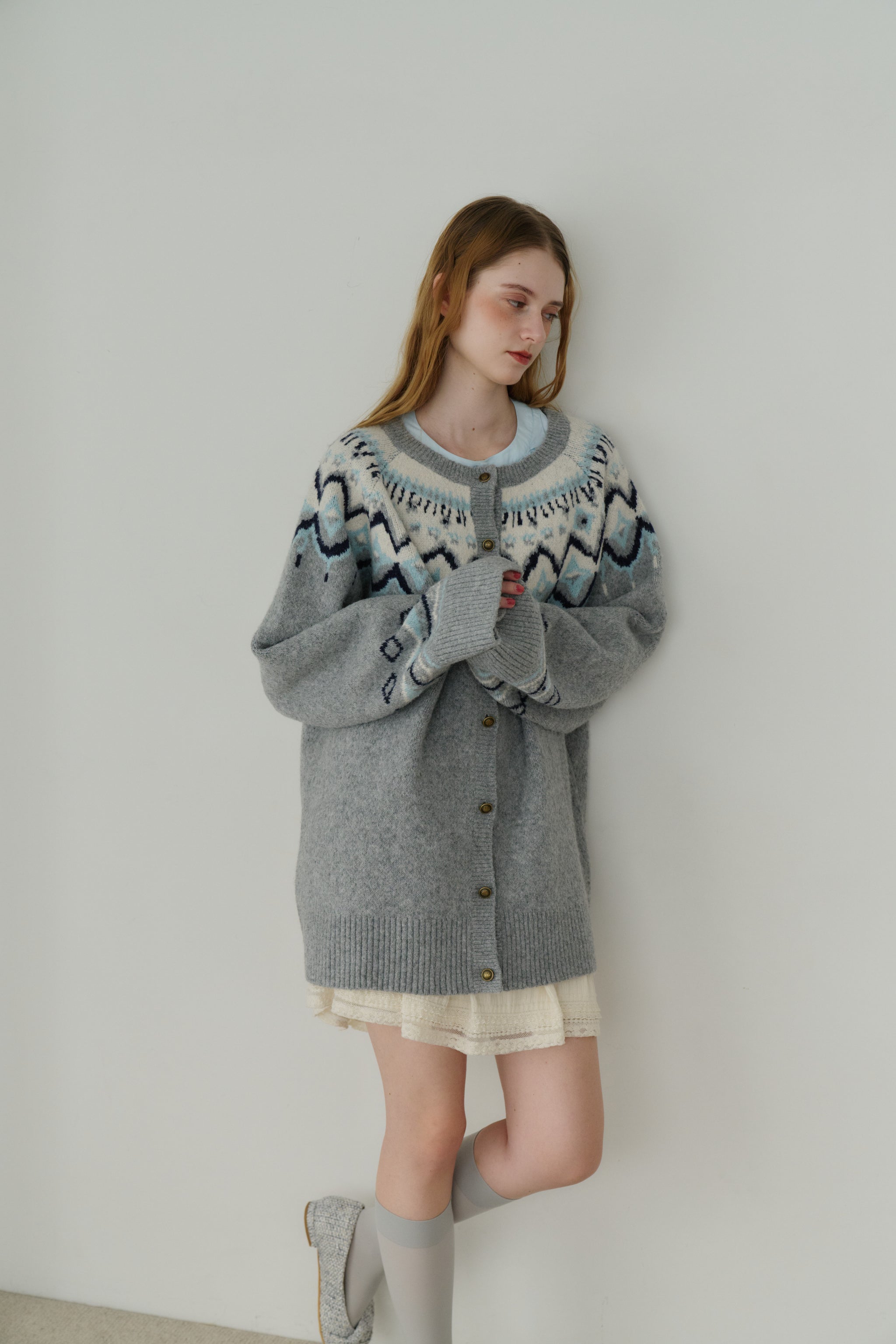 nordic knit cardigan