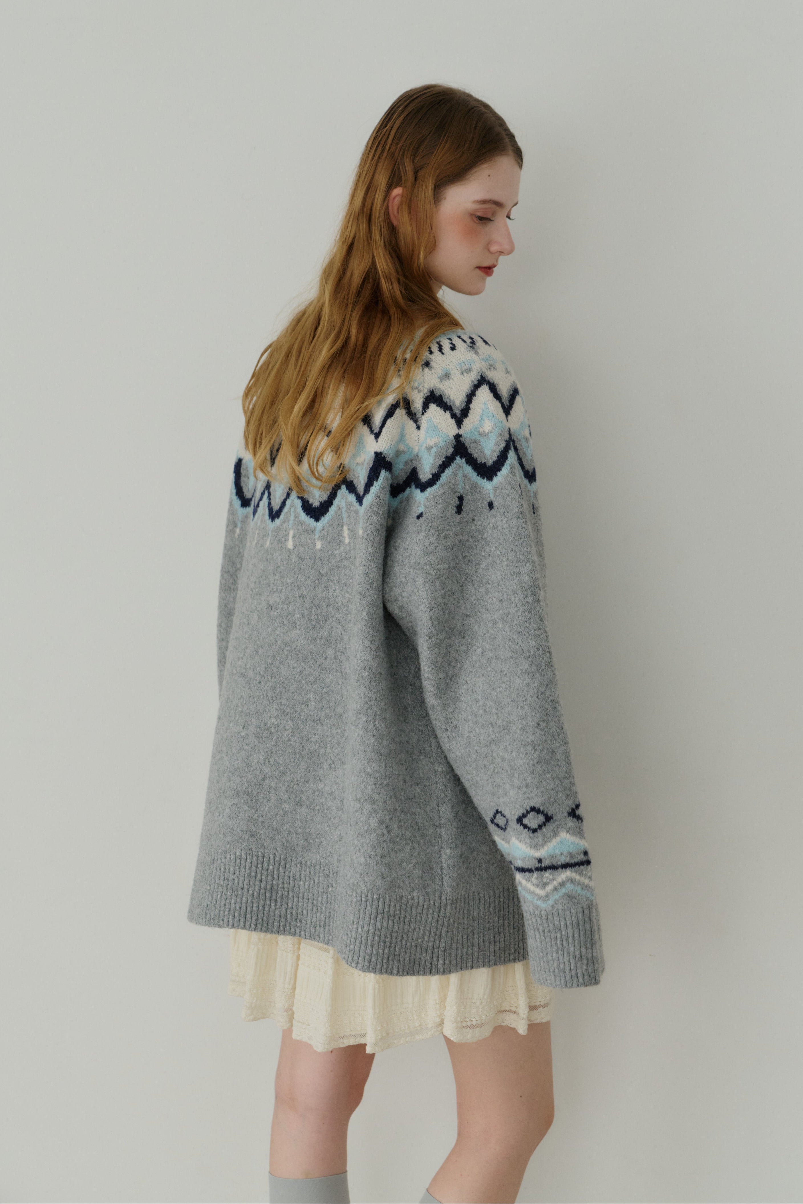 nordic knit cardigan