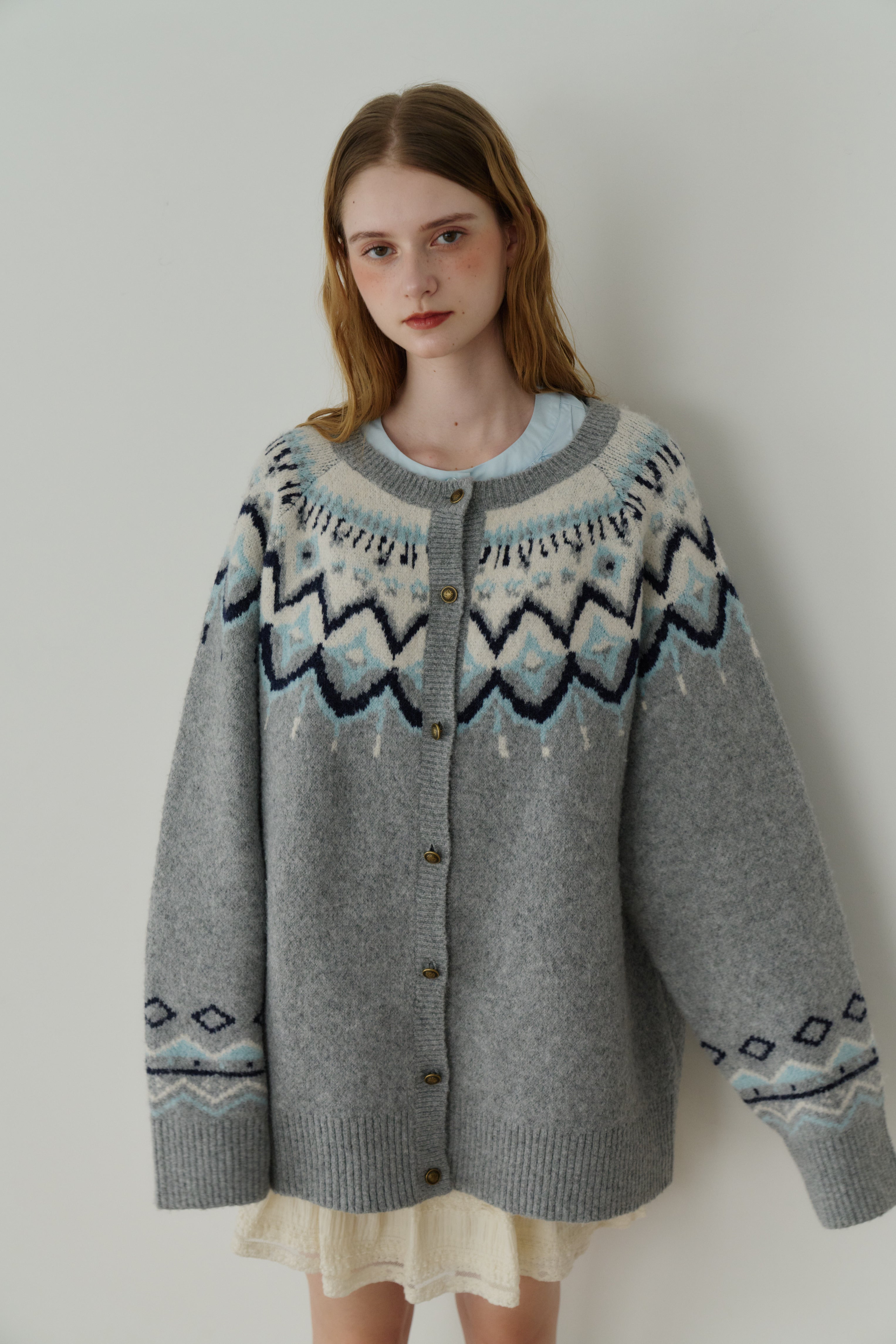 nordic knit cardigan