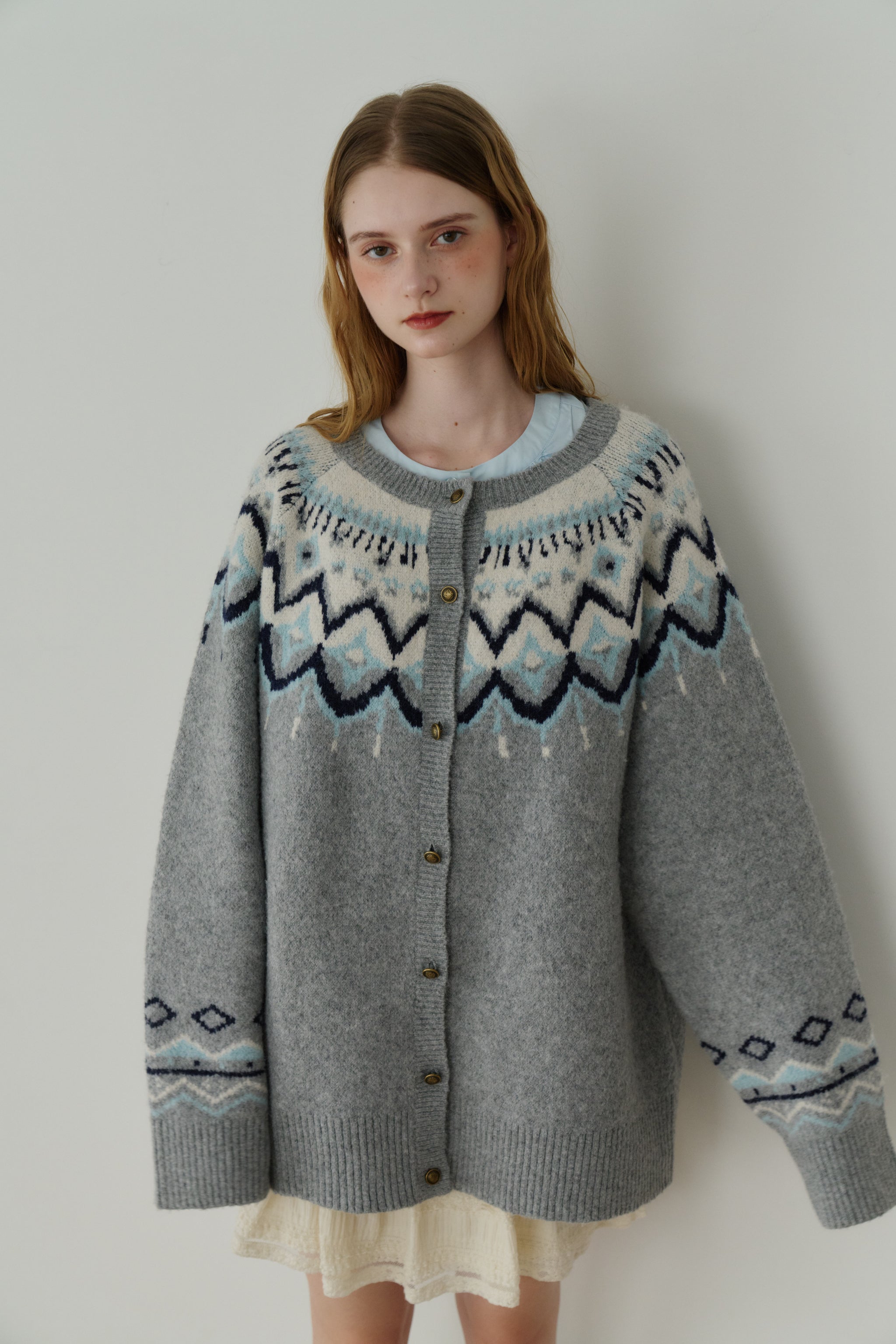 nordic knit cardigan