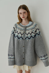 nordic knit cardigan