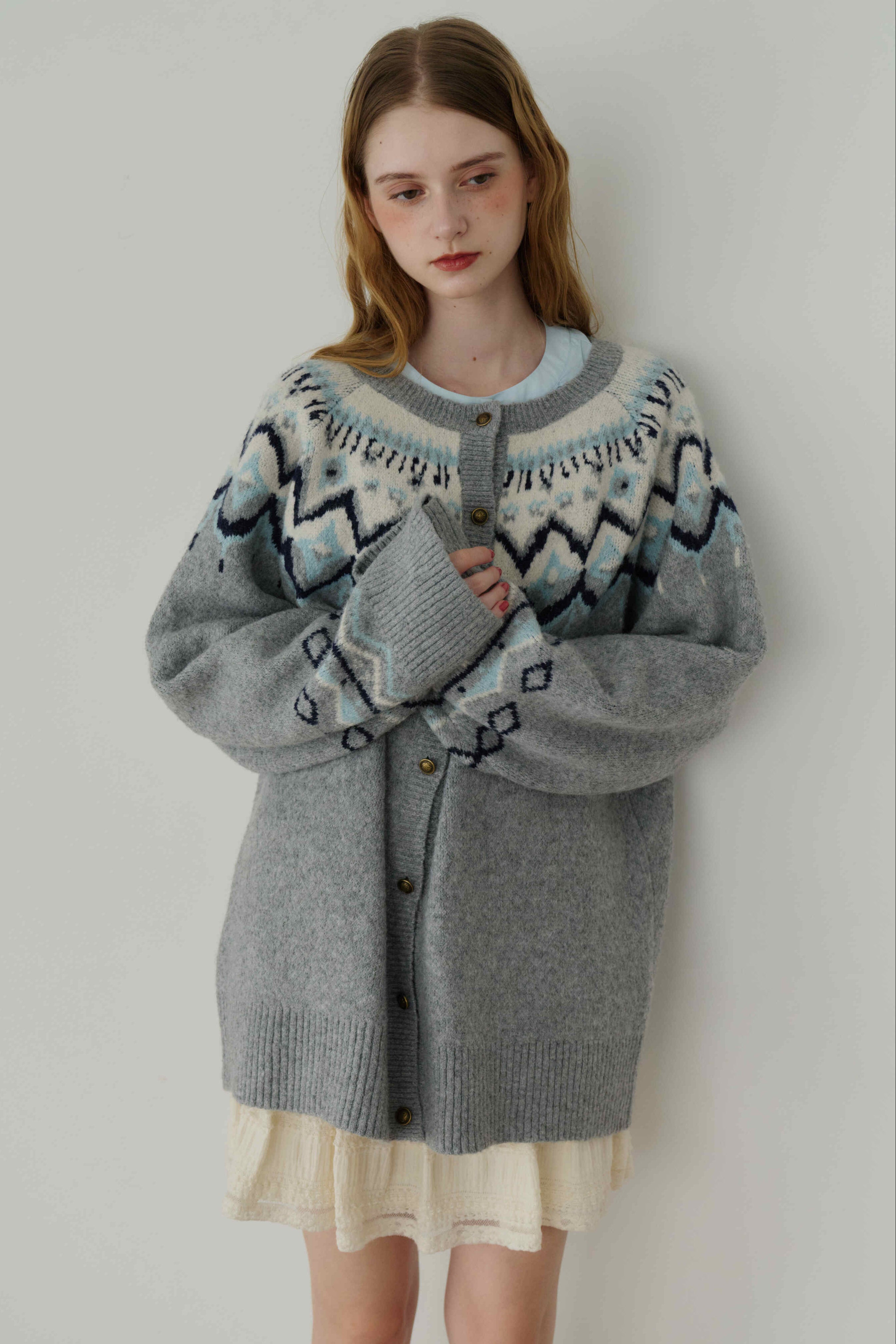 nordic knit cardigan