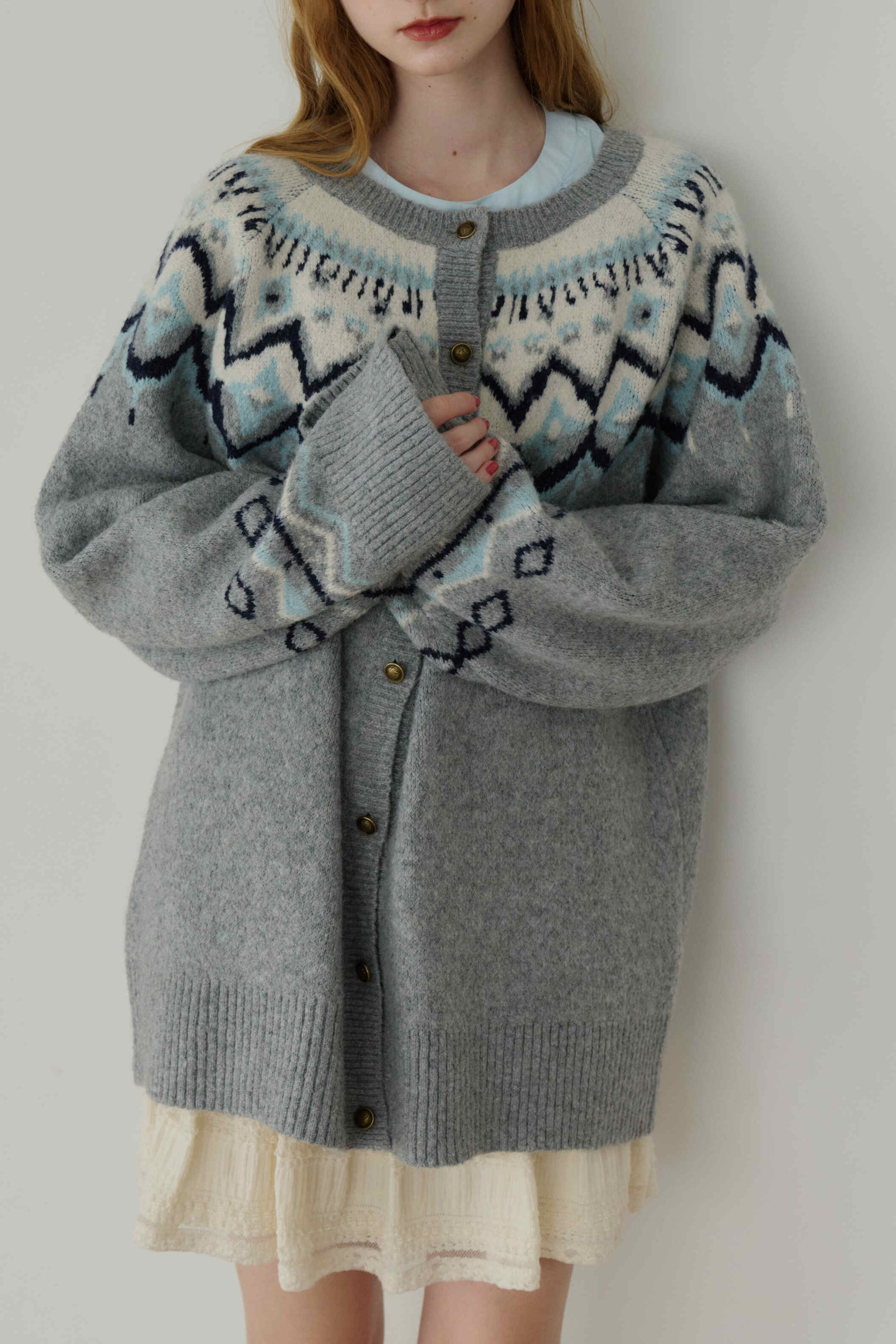 nordic knit cardigan