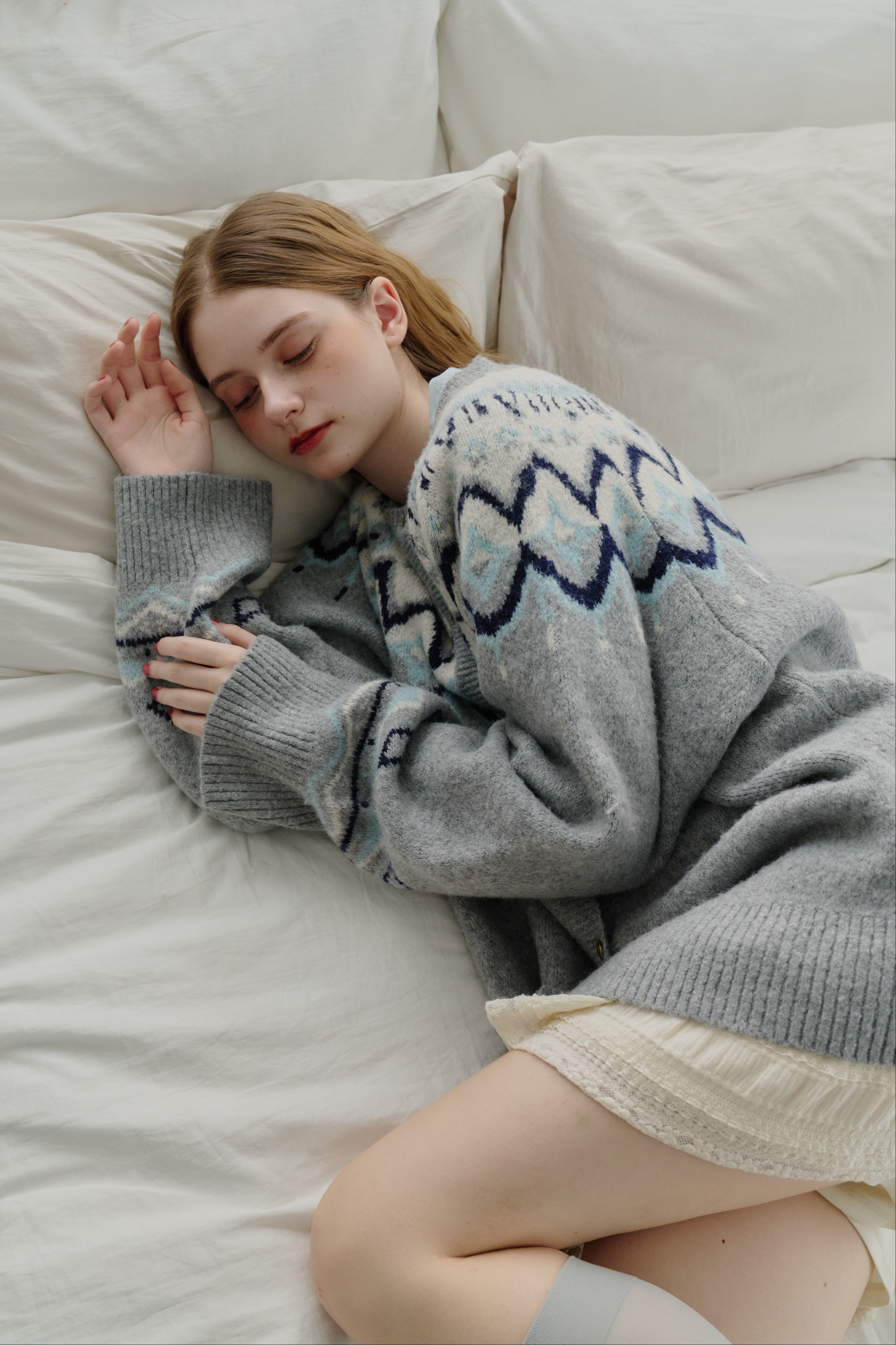 nordic knit cardigan