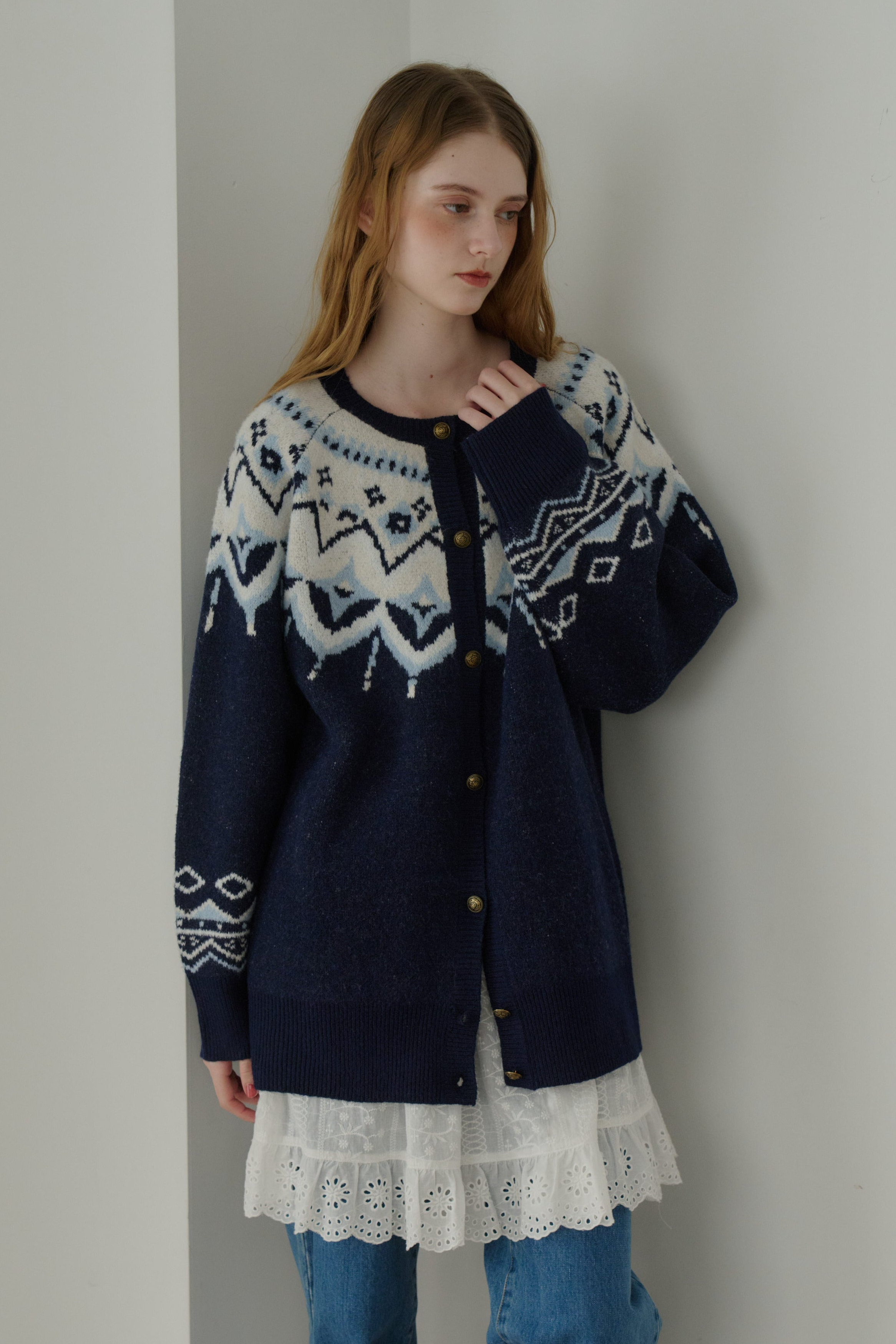 nordic knit cardigan