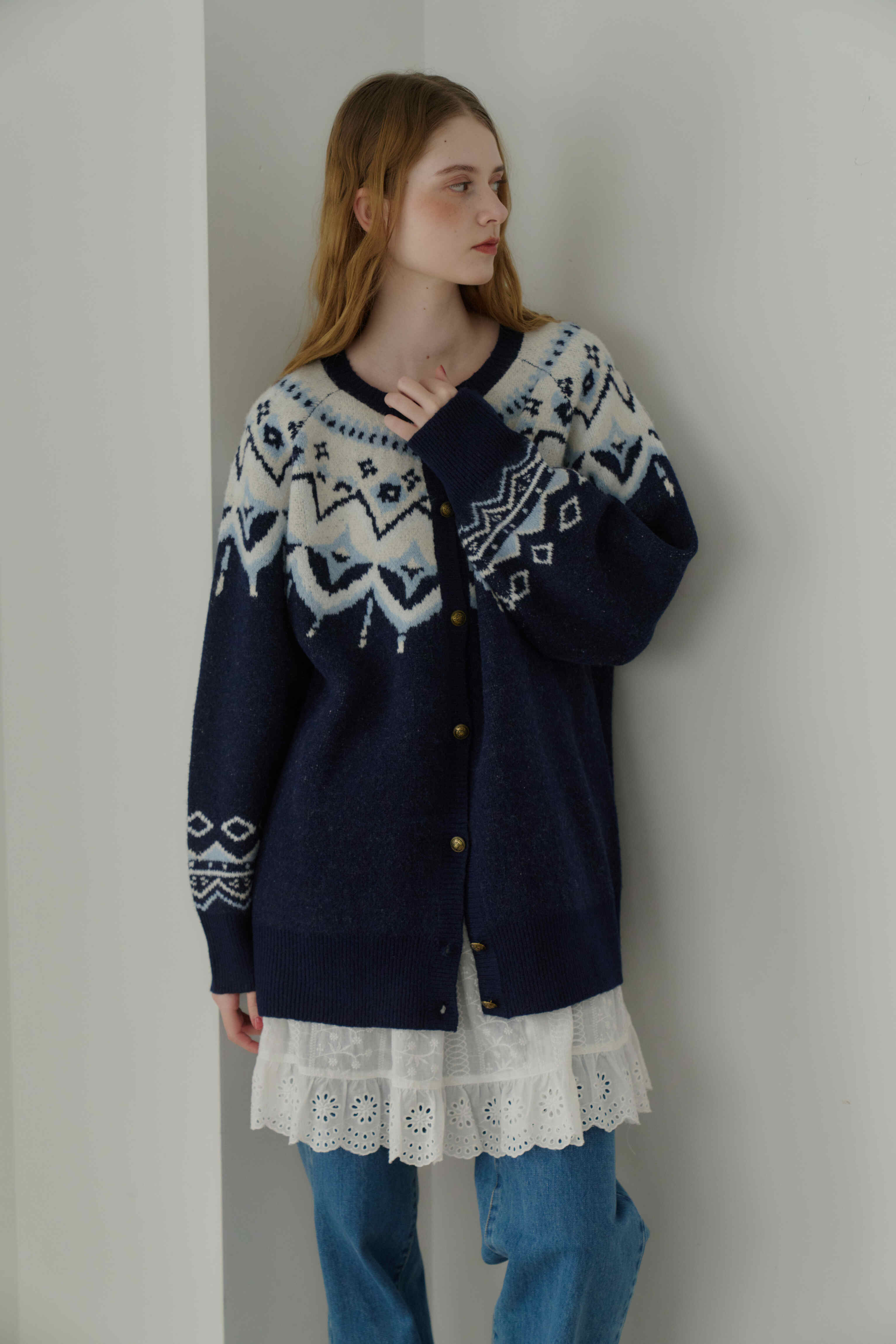 nordic knit cardigan