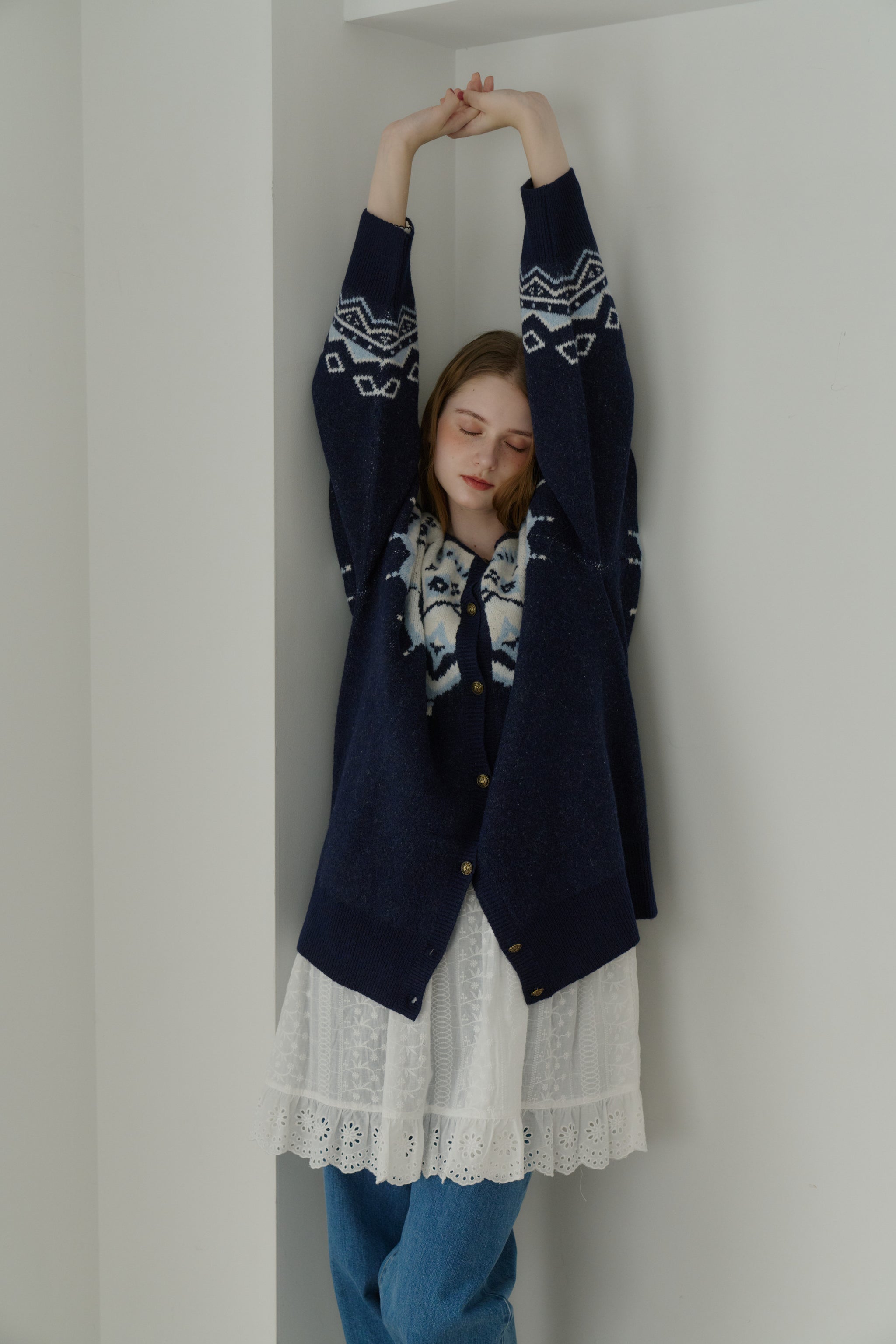 nordic knit cardigan