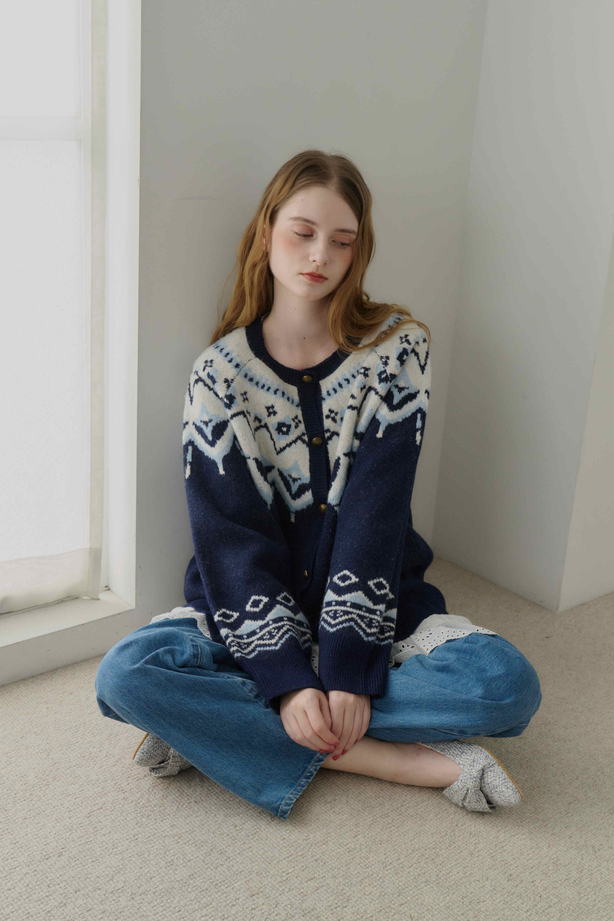 nordic knit cardigan