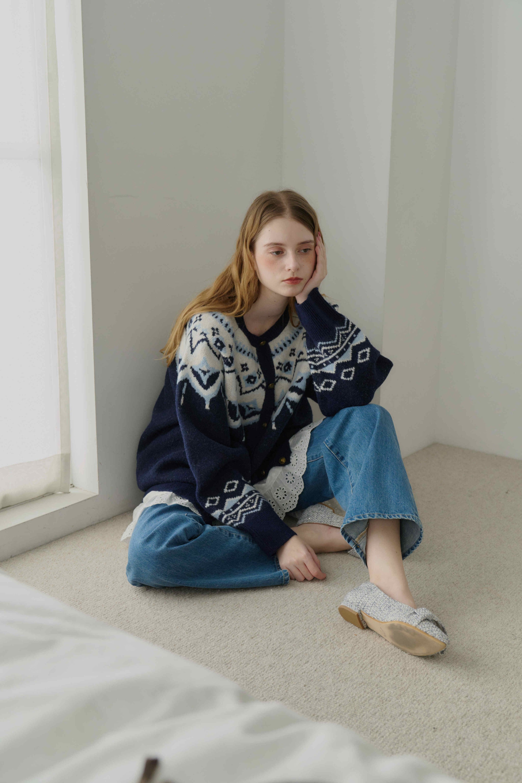 nordic knit cardigan