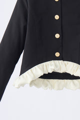 blooming frill jacket【セットアップ着用可能】