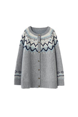 nordic knit cardigan