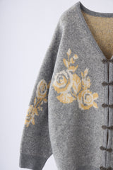 flower china cardigan