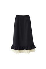 【POPUP先行】blooming frill long skirt