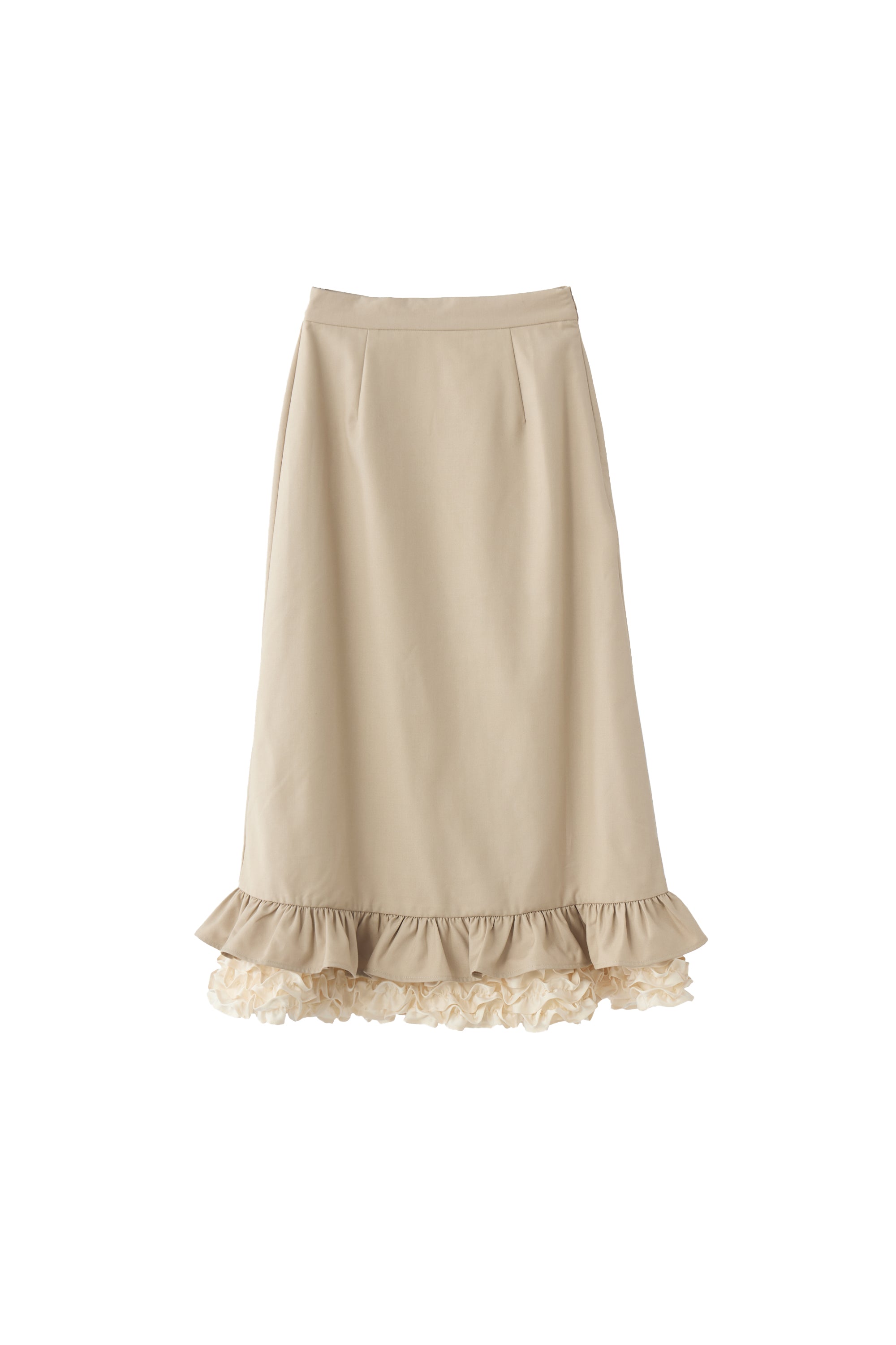 blooming frill long skirt【セットアップ着用可能】
