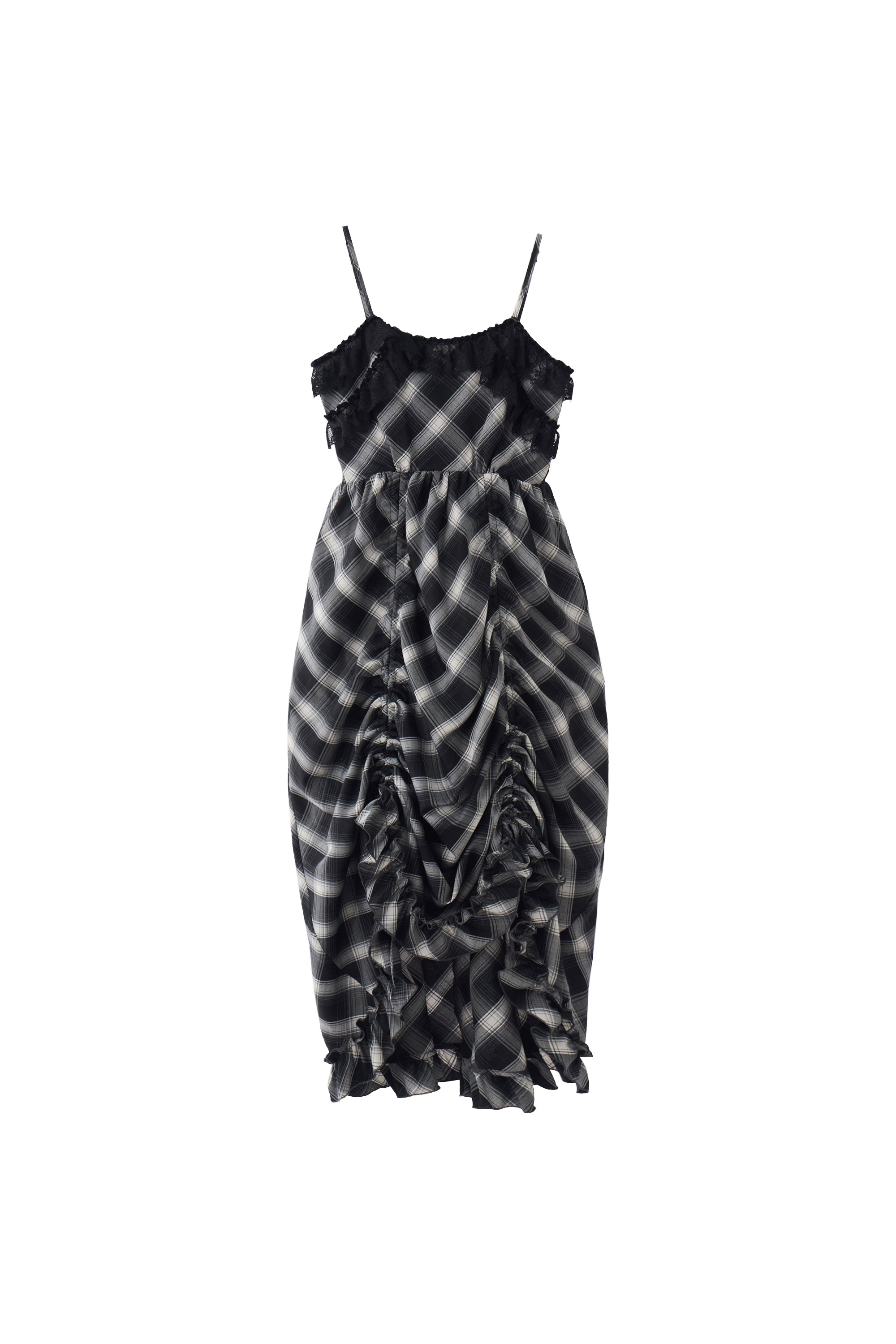 lace drawstring onepiece