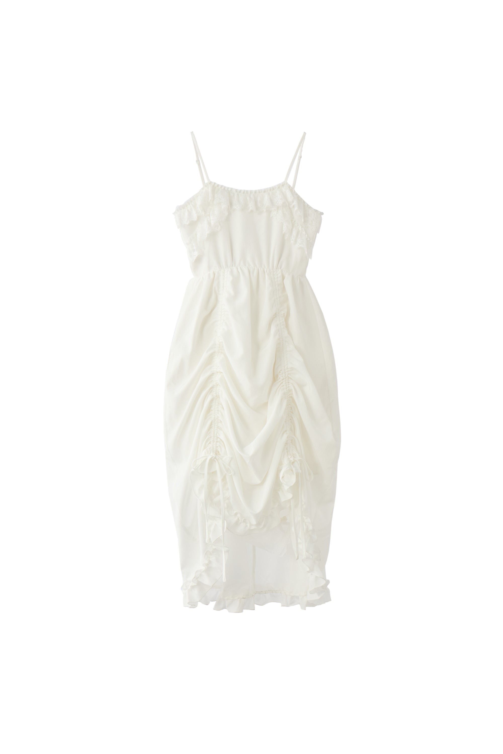 lace drawstring onepiece