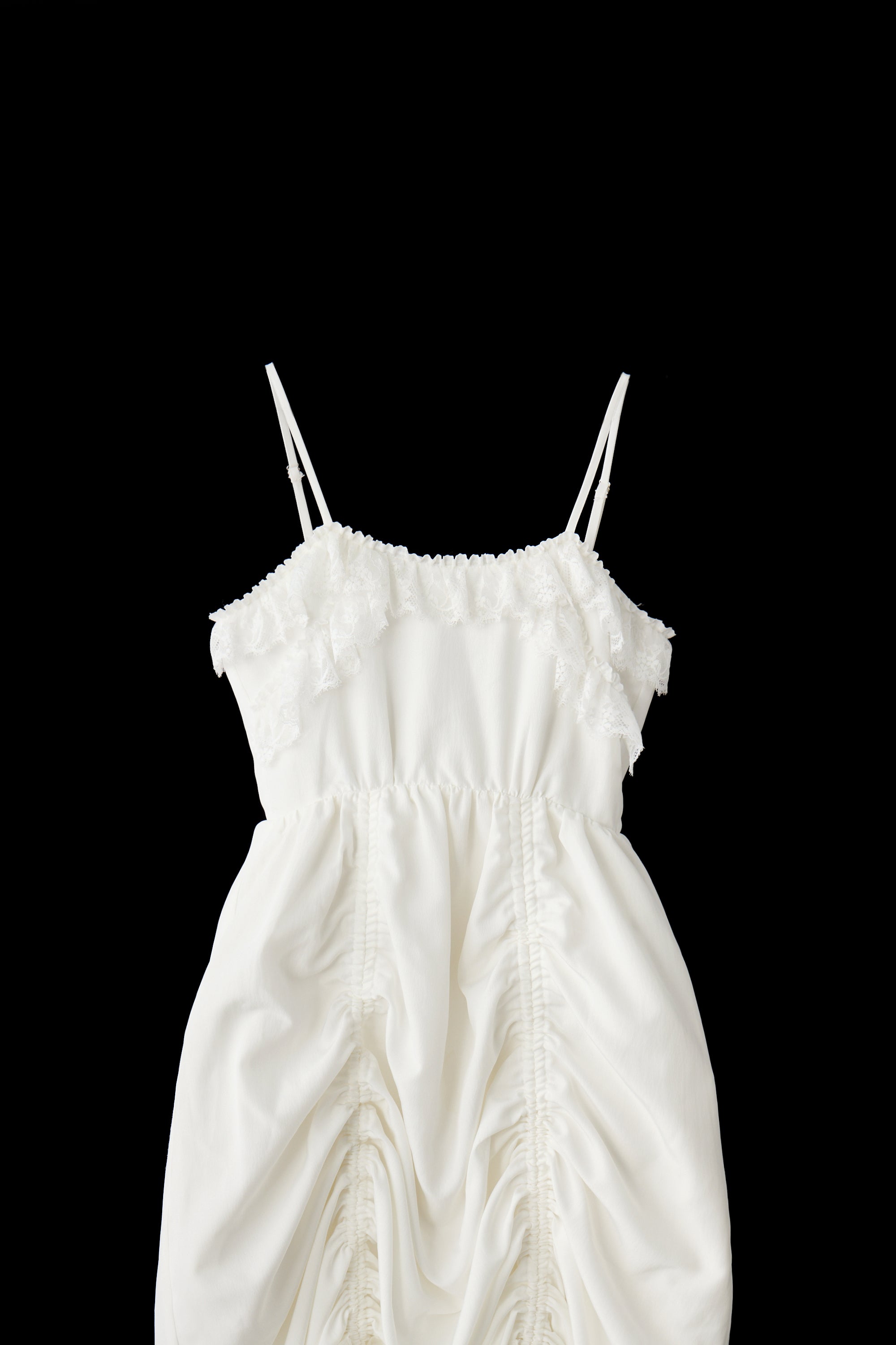 lace drawstring onepiece