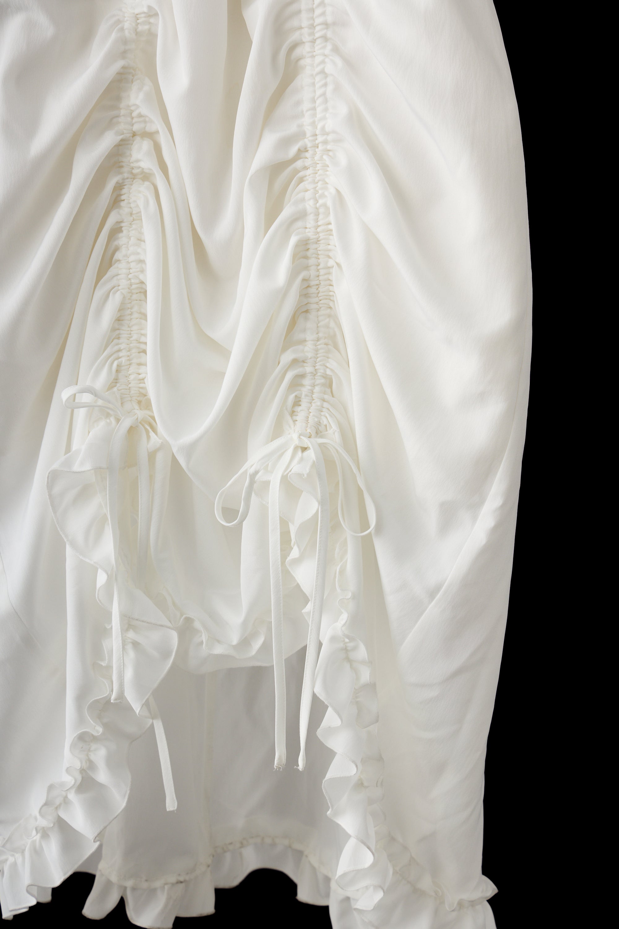 lace drawstring onepiece