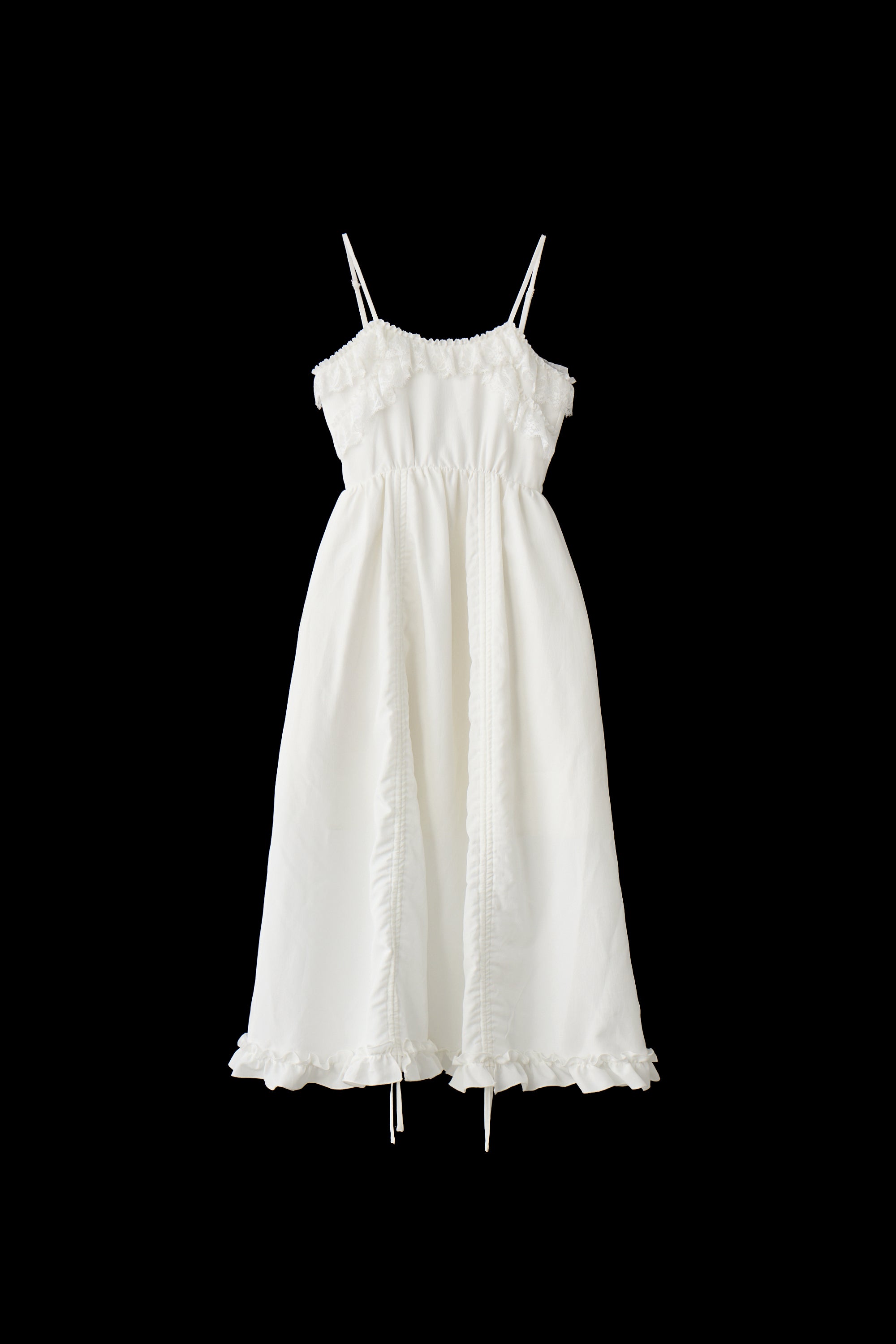 lace drawstring onepiece