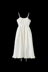 lace drawstring onepiece