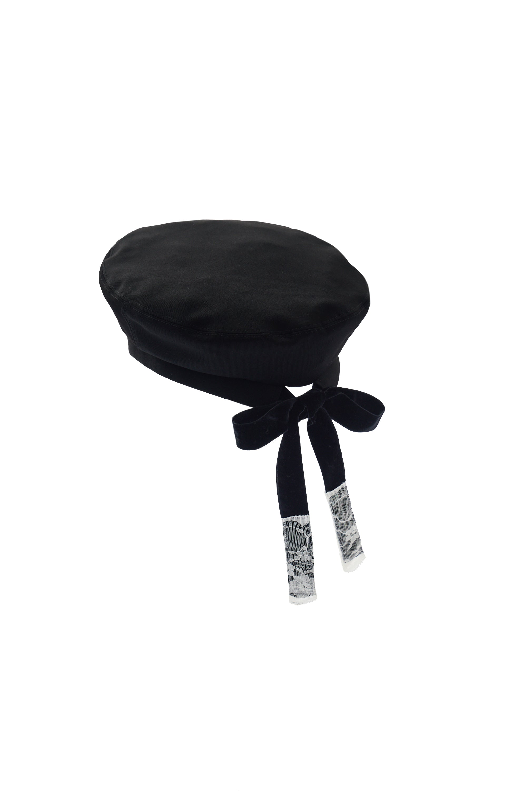 lace ribbon romantic beret