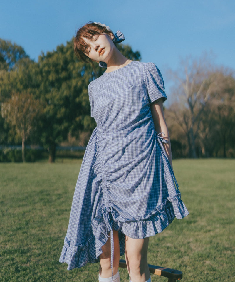 HOLIDAY GINGHAM CHECK TIERED ワンピース　ドレス HOLIDAY GINGHAM CHECK TIERED ワンピース ドレス 【公式通販】