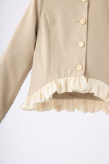 blooming frill jacket【セットアップ着用可能】