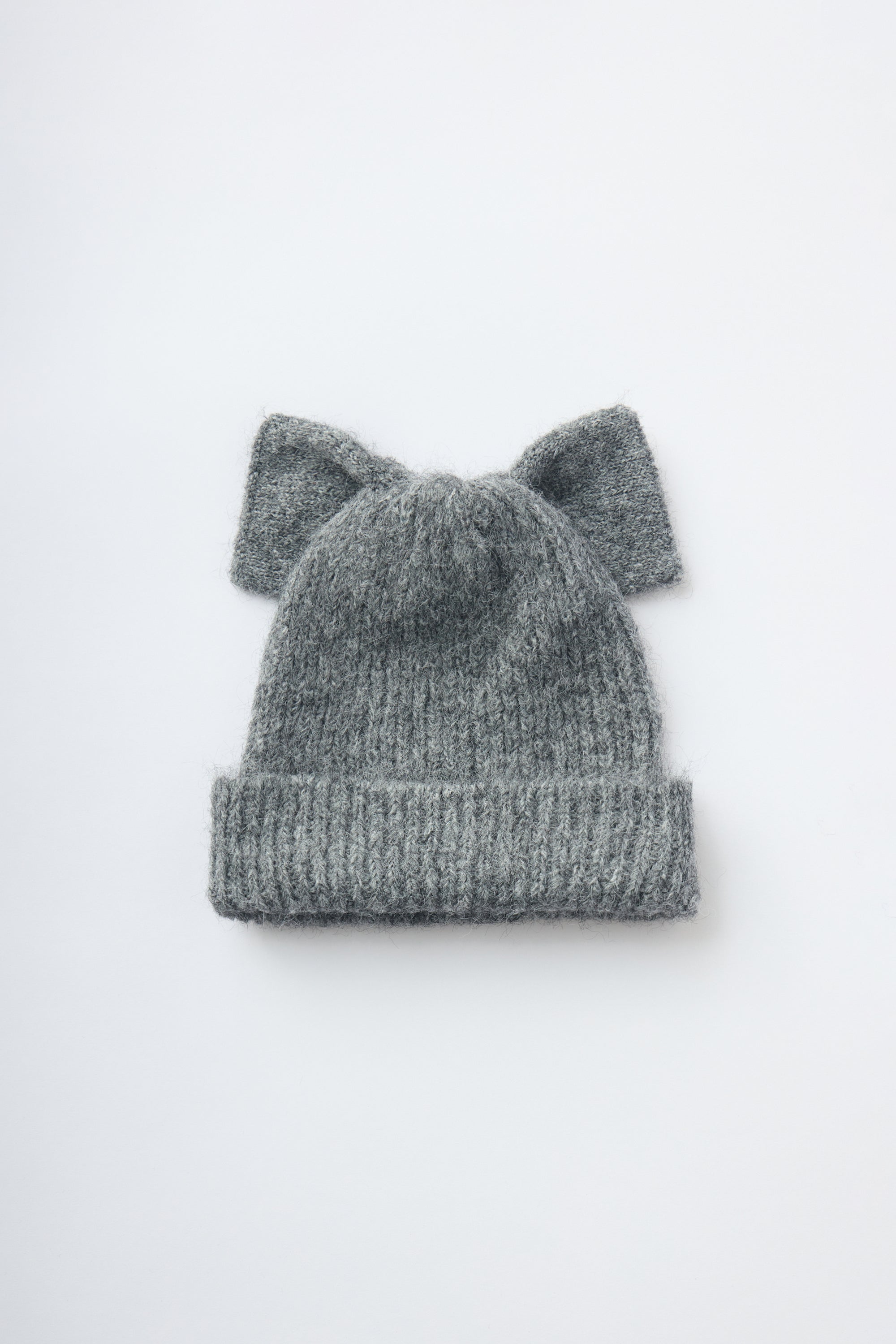 ribbon knit beanie
