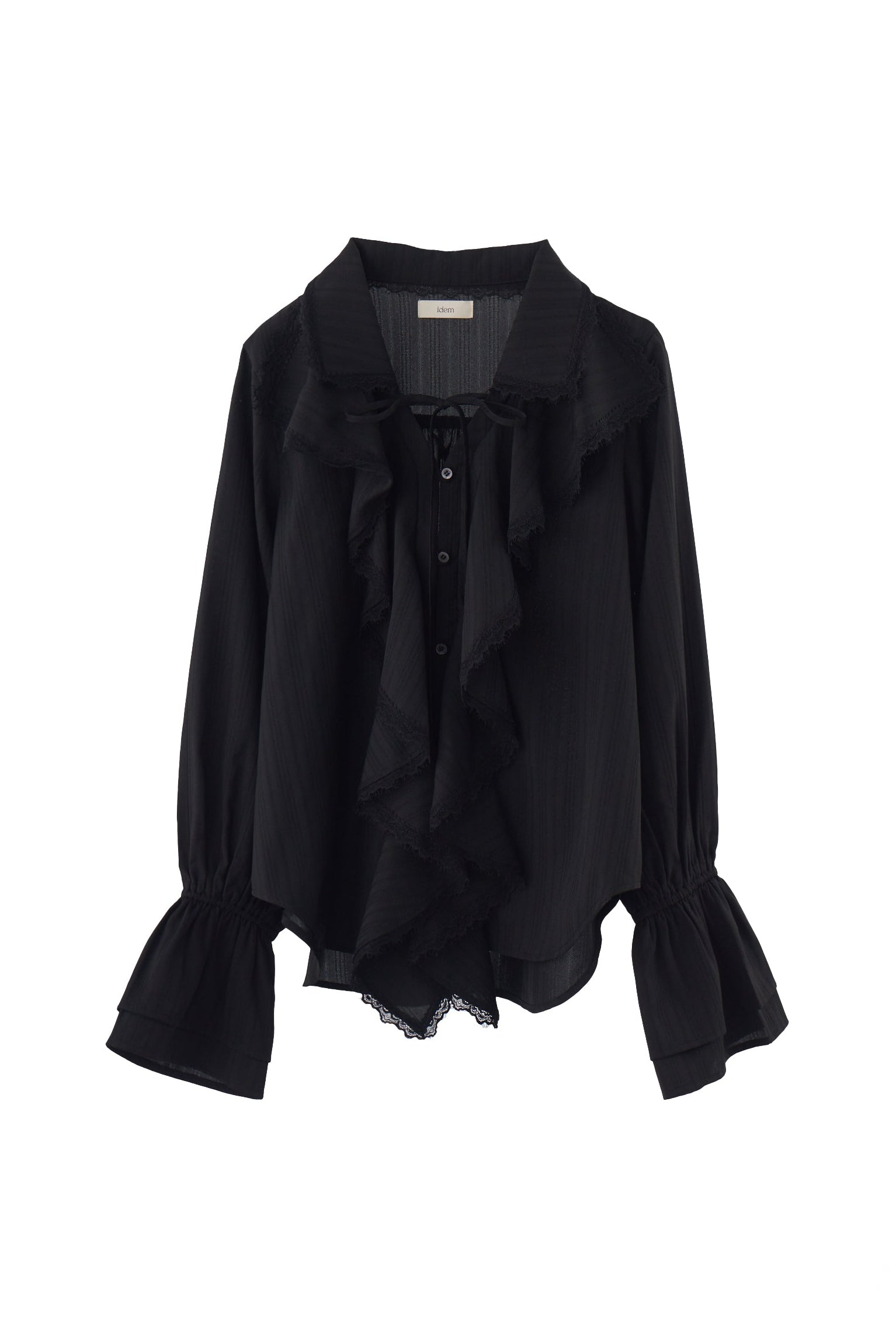 ruffle collared blouse