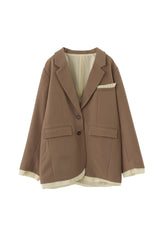 oversized layered jacket ( NEW COLOR )