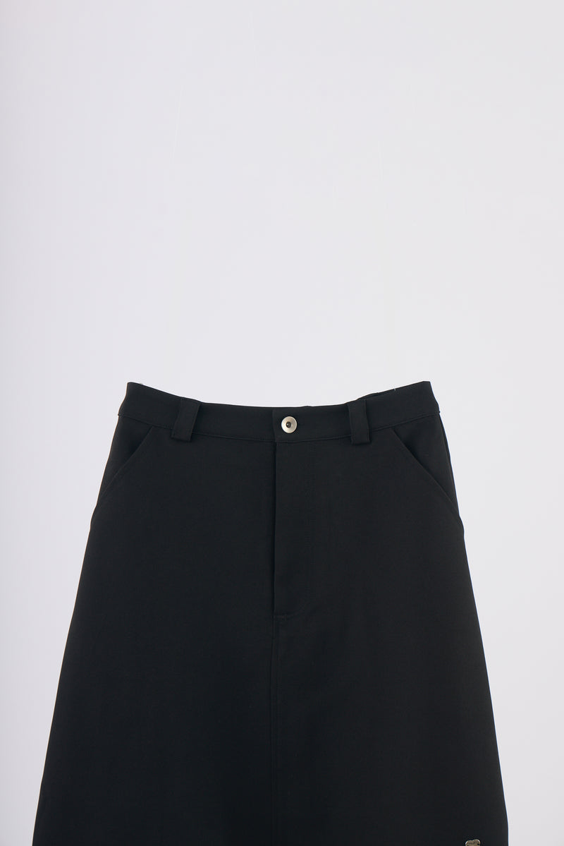 asymmetry lace frill skirt – idem