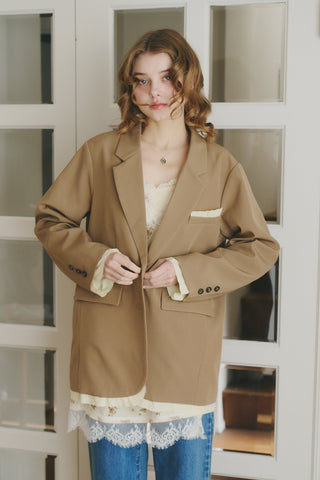 oversized layered jacket