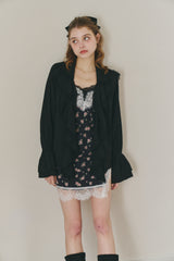 ruffle collared blouse