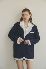 oversized layered jacket
