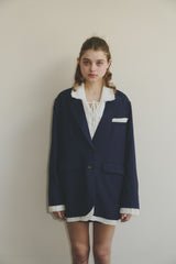 oversized layered jacket