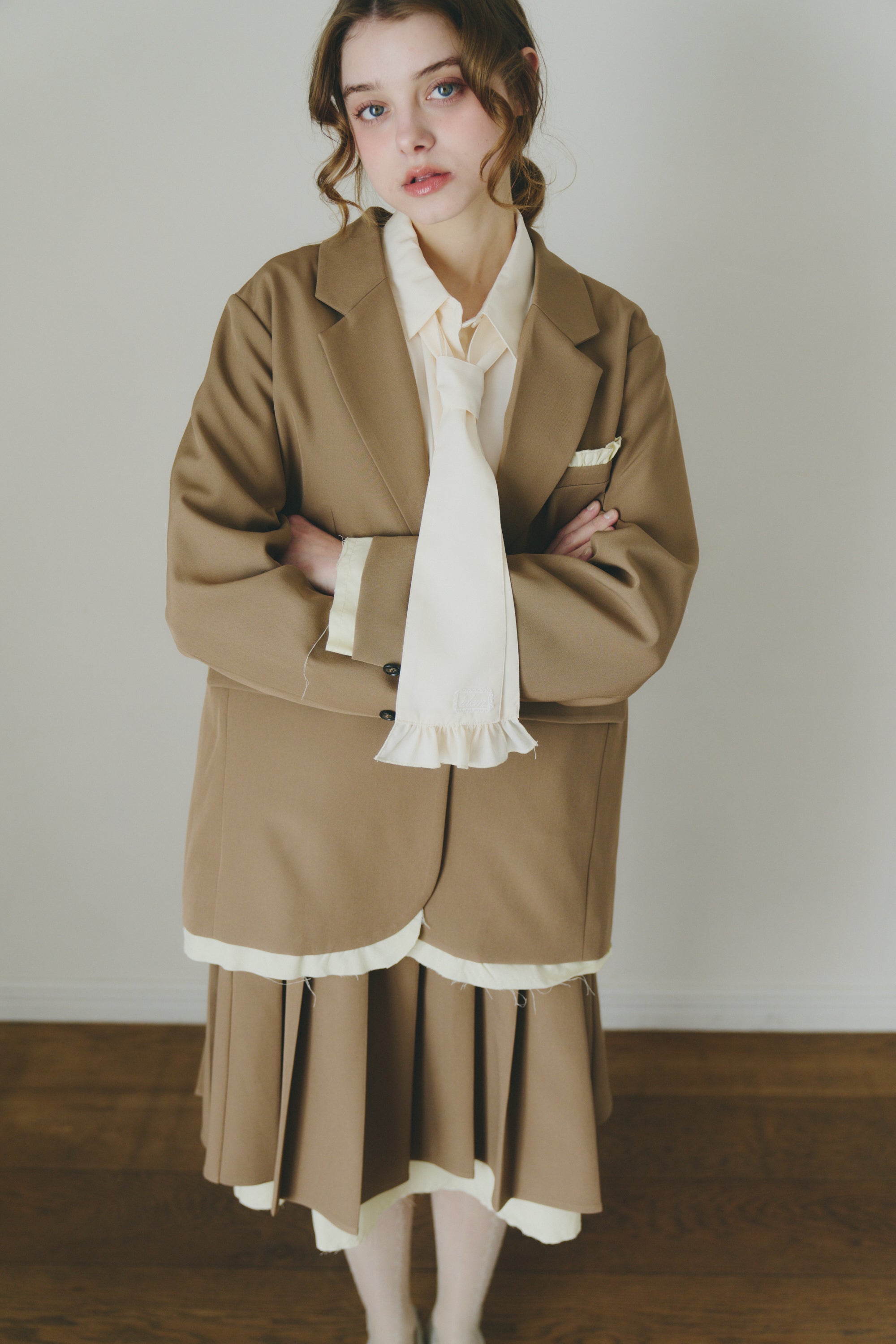 oversized layered jacket ( NEW COLOR )