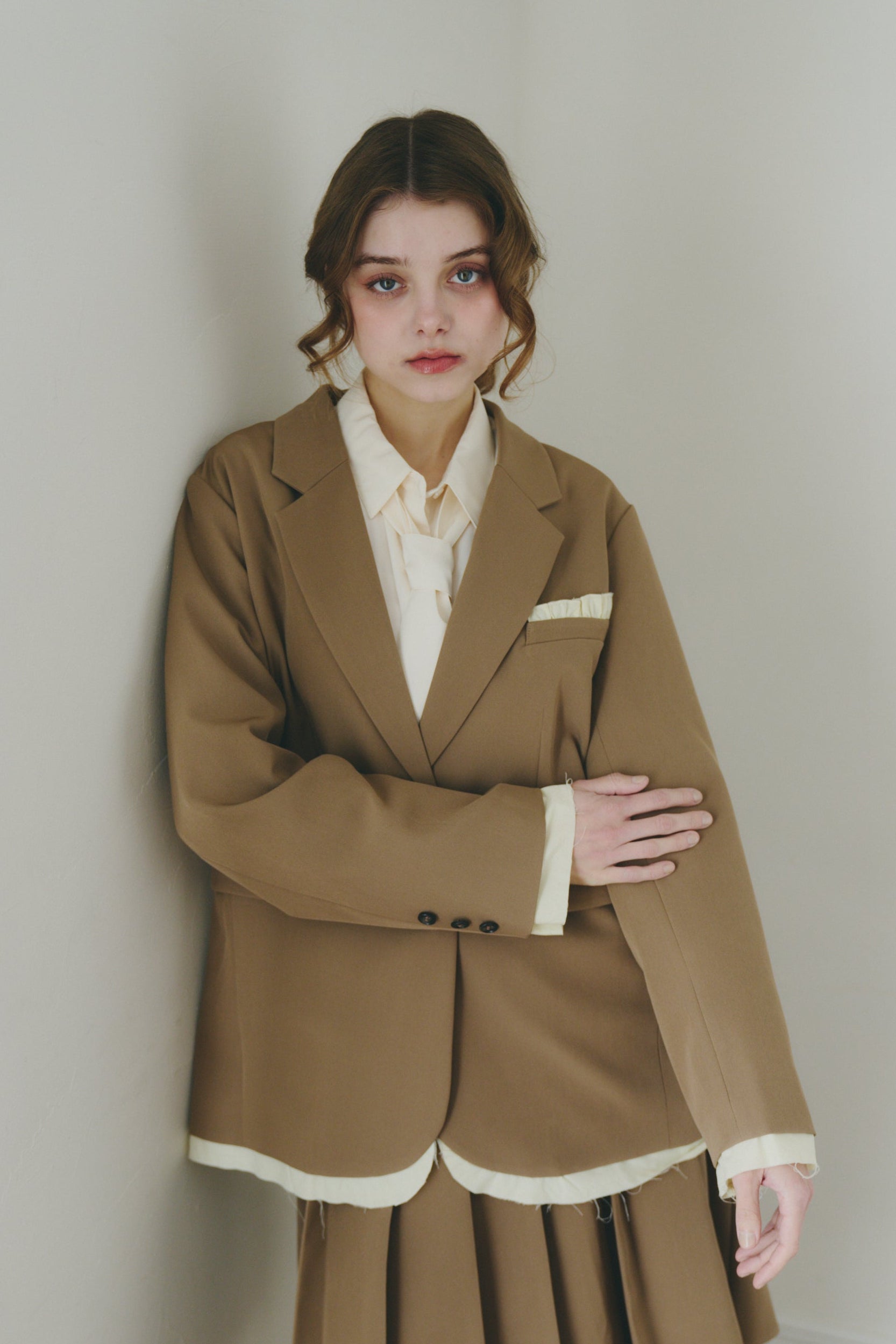 oversized layered jacket ( NEW COLOR )