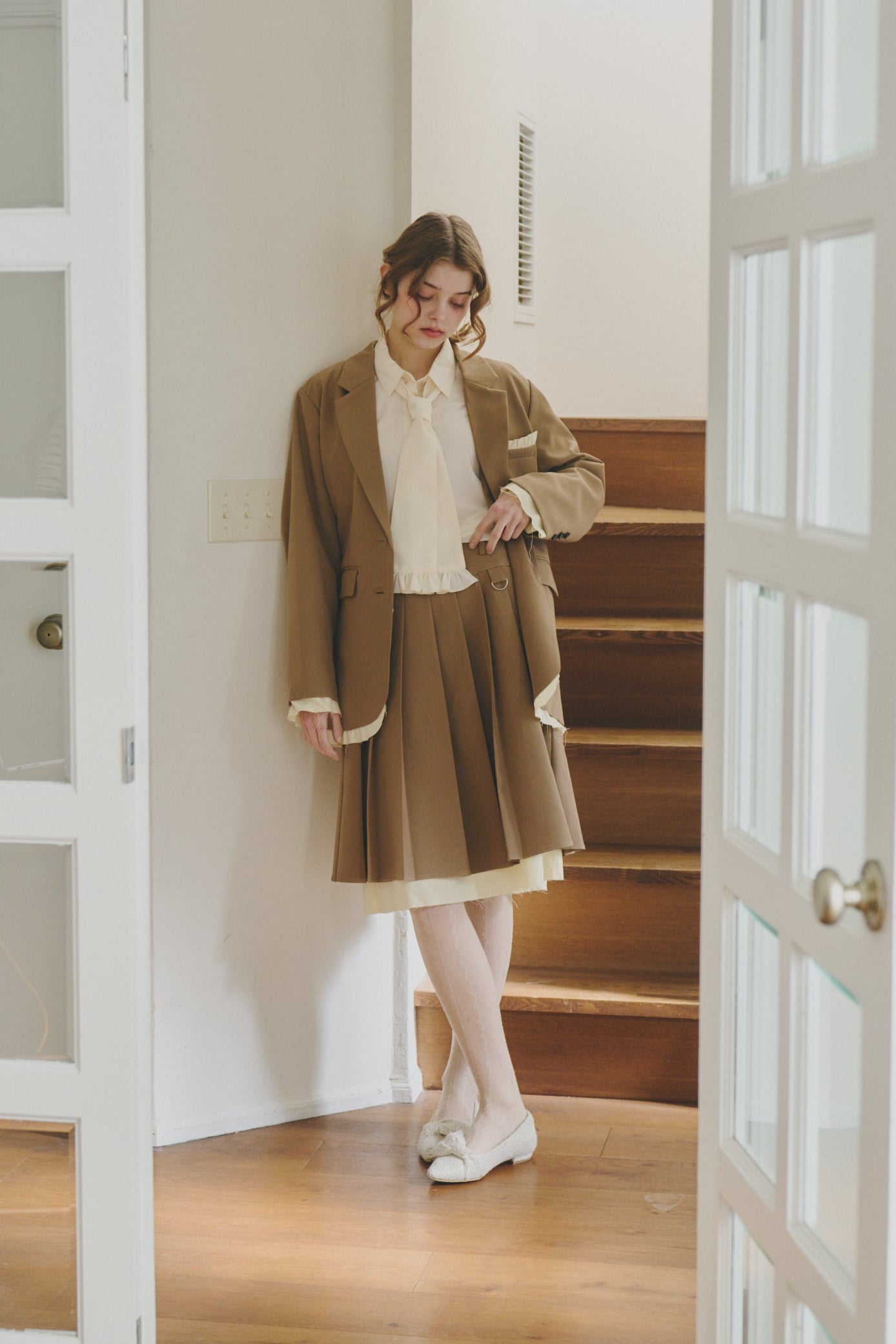 oversized layered jacket ( NEW COLOR )