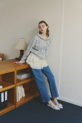 heart frill hoodie ( NEW COLOR)